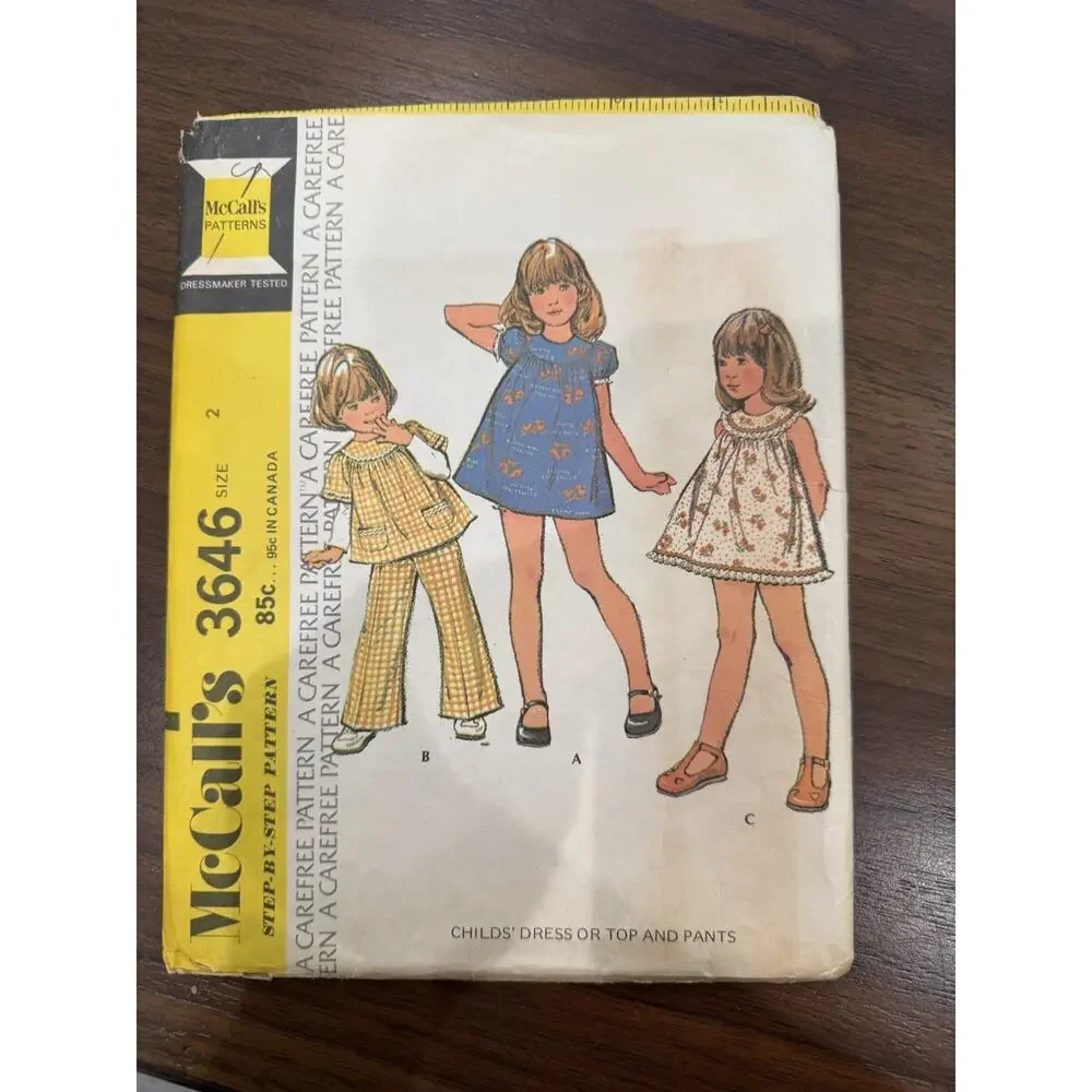 Vintage Sewing Pattern Lot Simplicity McCall’s Butterick Girls Kids 1960s-80s